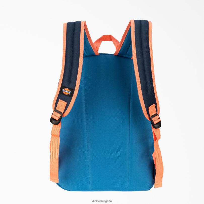 унисекс Dickies тъмносиня ученическа раница с цветен блок морско синьо (nvy) аксесоари R2PH82754