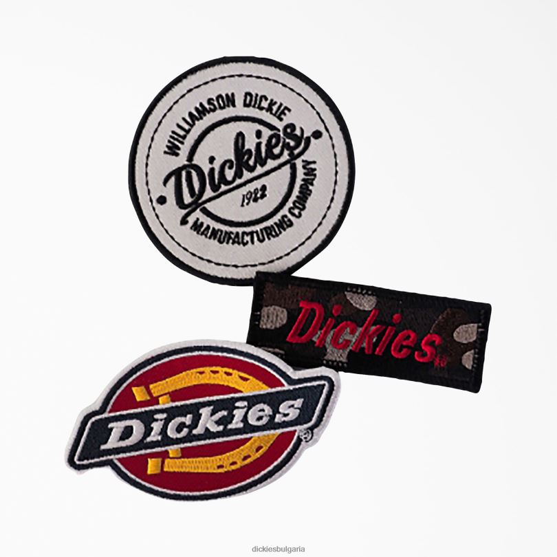 унисекс Dickies камуфлажно лого лепенки за гладене 3 бр разнообразни цветове (qa) аксесоари R2PH82756