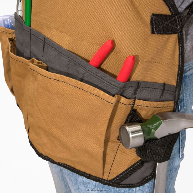 унисекс Dickies Работна престилка с 16 джоба кафява патица (bd) аксесоари R2PH83003