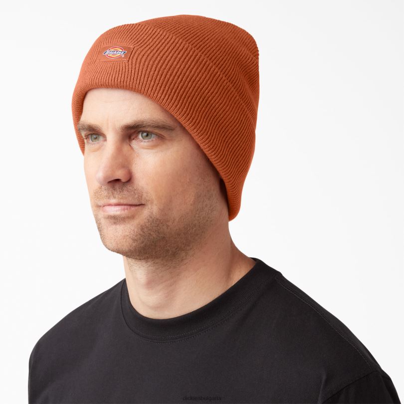 унисекс Dickies плетена шапка с маншети джинджифилово кафяво (т.е.) аксесоари R2PH81489