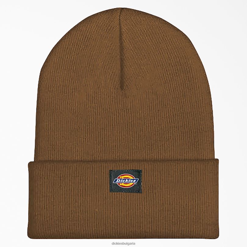 унисекс Dickies акрилна шапка с маншети кафява патица (bd) аксесоари R2PH81480