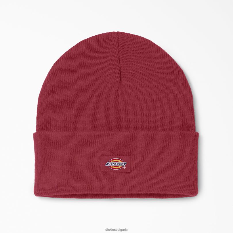 унисекс Dickies плетена шапка с маншети английски червено (er) аксесоари R2PH81485