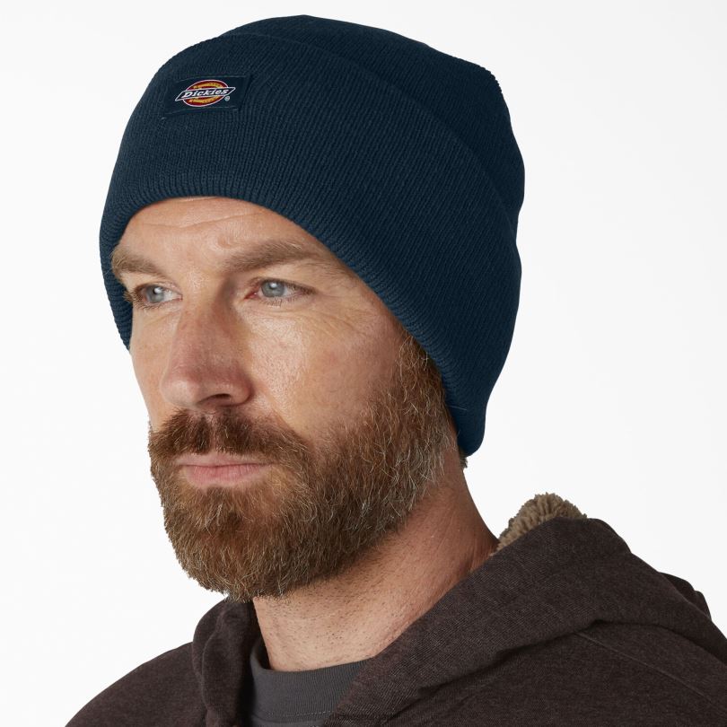 унисекс Dickies плетена шапка с маншети тъмен флот (zdn) аксесоари R2PH81497
