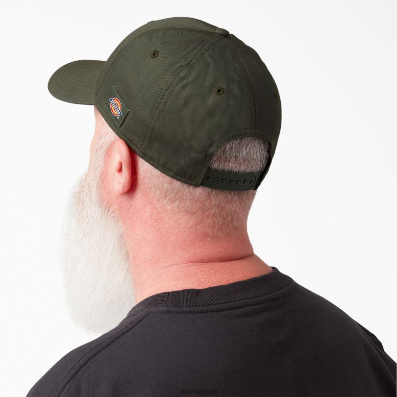 унисекс Dickies 874 шапка от кепър маслинено зелено (og) аксесоари R2PH81470