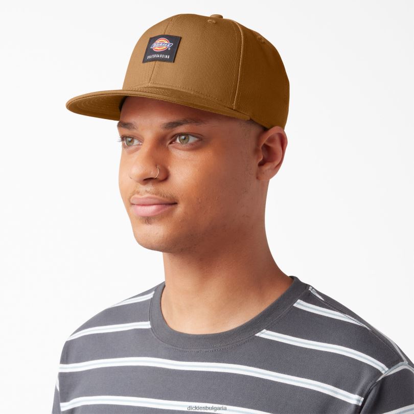 унисекс Dickies скейтборд плоска капачка кафява патица (bd) аксесоари R2PH82842