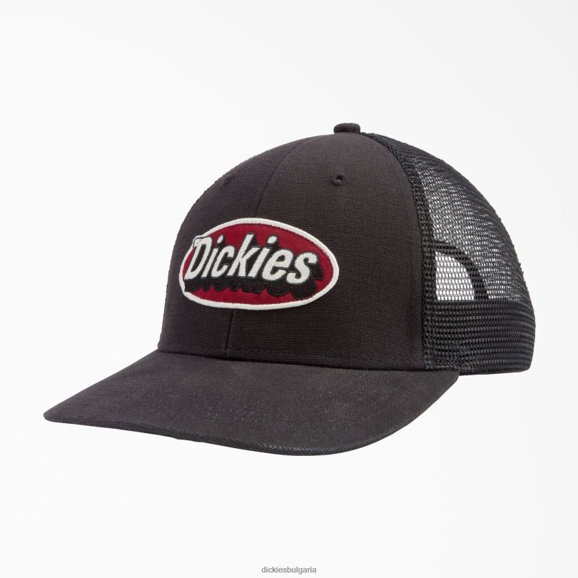 унисекс Dickies кръпка с лого на шофьор на камион черно (bk) аксесоари R2PH82903