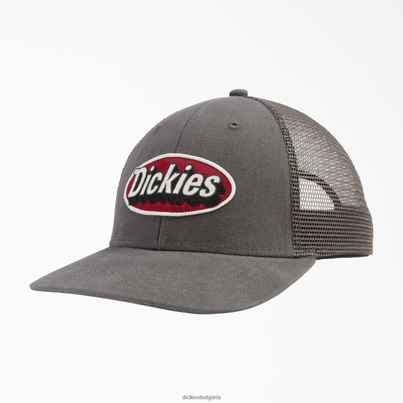 унисекс Dickies кръпка с лого на шофьор на камион шисти сиво (sl) аксесоари R2PH82910
