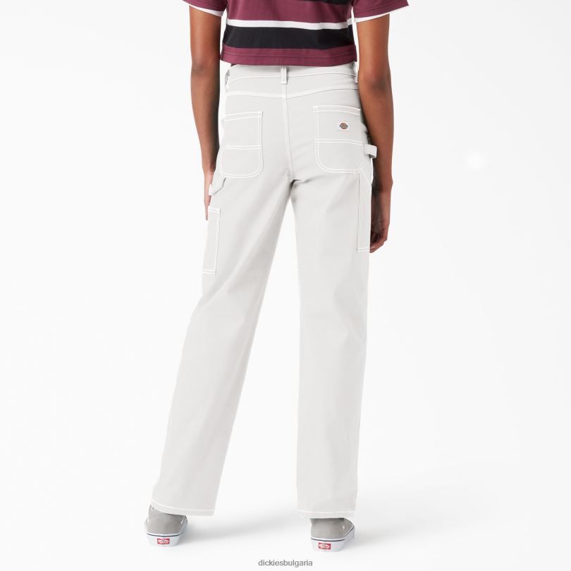 Жени Dickies дърводелски панталон с висока талия редовен облекло R2PH81720