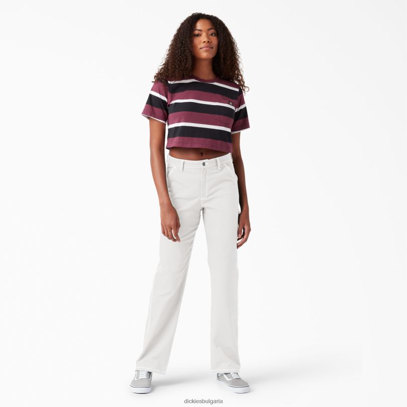 Жени Dickies дърводелски панталон с висока талия редовен облекло R2PH81720