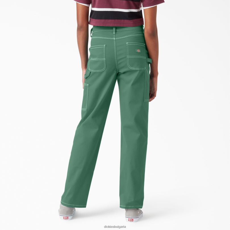 Жени Dickies дърводелски панталон с висока талия редовен облекло R2PH81722