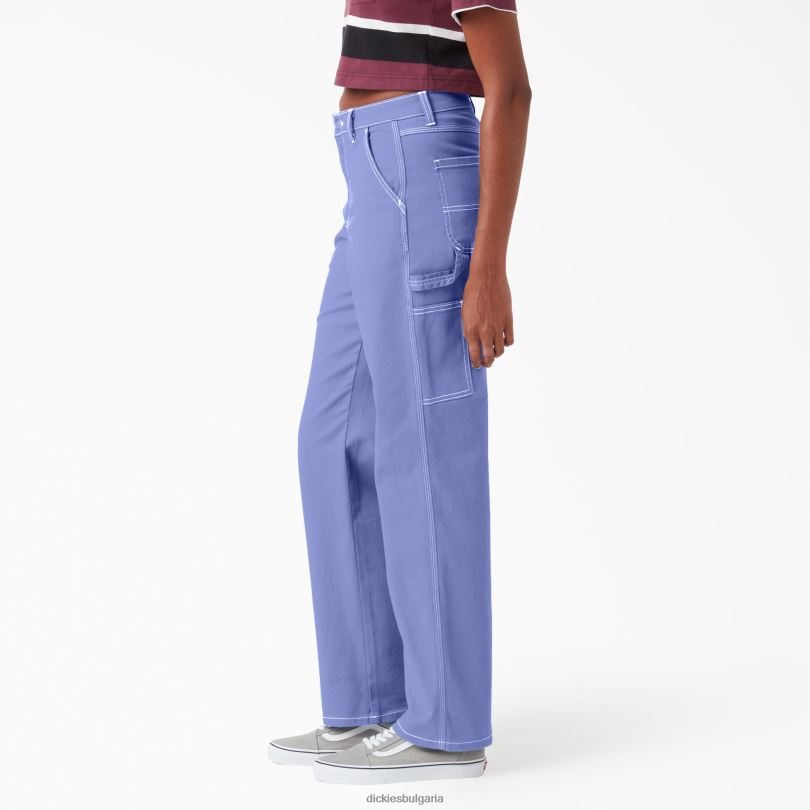 Жени Dickies дърводелски панталон с висока талия редовен облекло R2PH81726