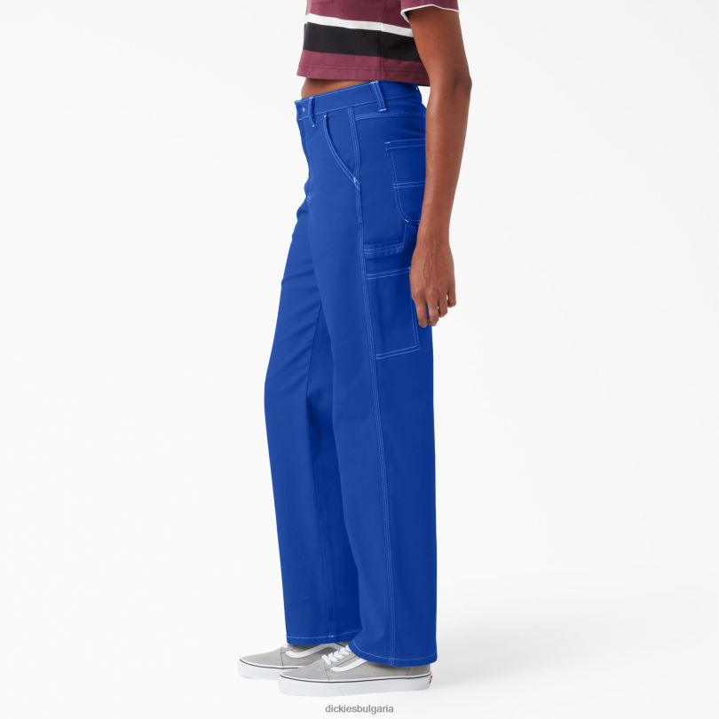 Жени Dickies дърводелски панталон с висока талия редовен облекло R2PH81727