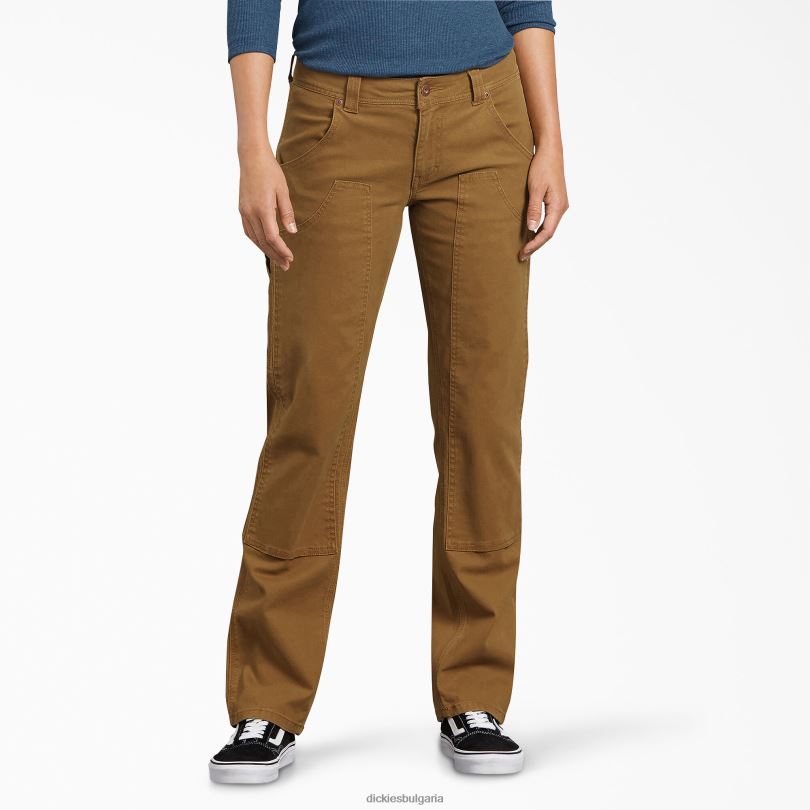 Жени Dickies патица двойно предни дърводелски панталони редовен облекло R2PH81775