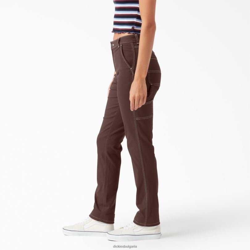 Жени Dickies дърводелски панталони с ролка редовен облекло R2PH81787