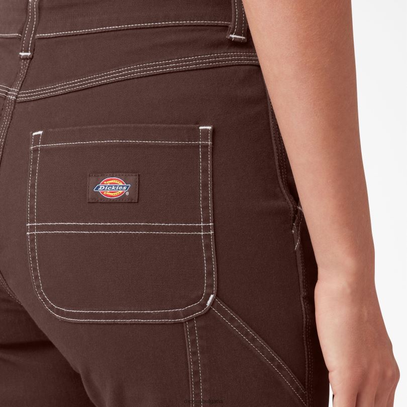 Жени Dickies дърводелски панталони с ролка редовен облекло R2PH81787