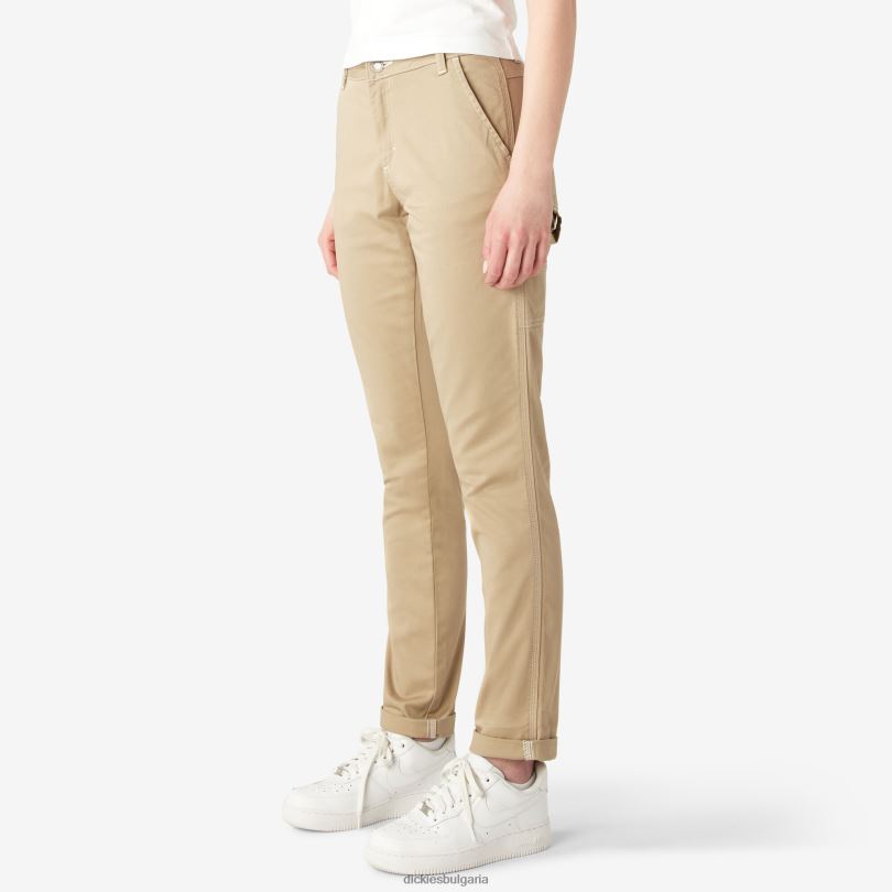 Жени Dickies дърводелски панталони с ролка редовен облекло R2PH81788