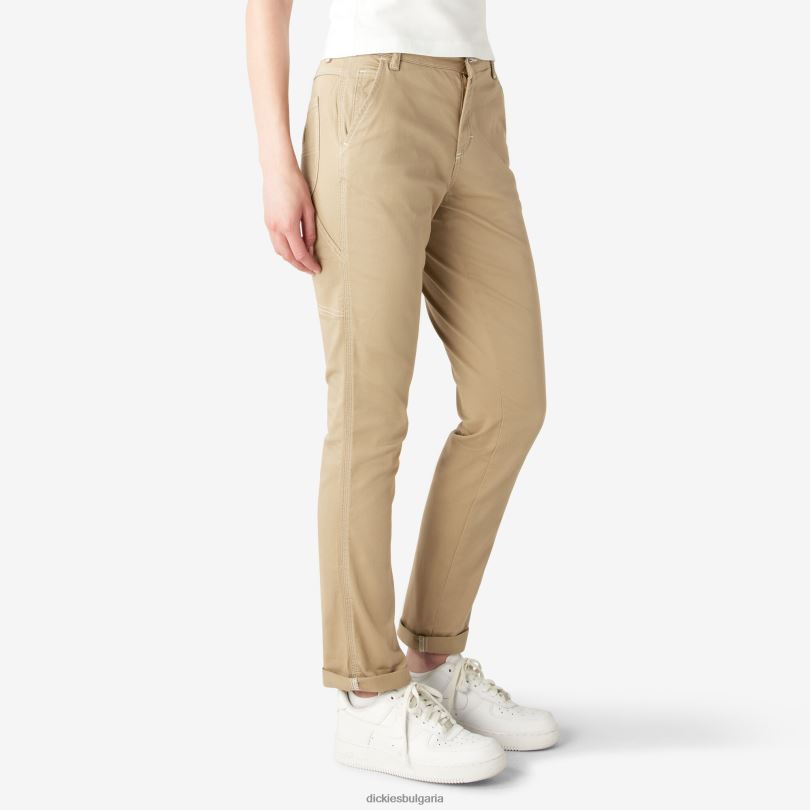 Жени Dickies дърводелски панталони с ролка редовен облекло R2PH81788