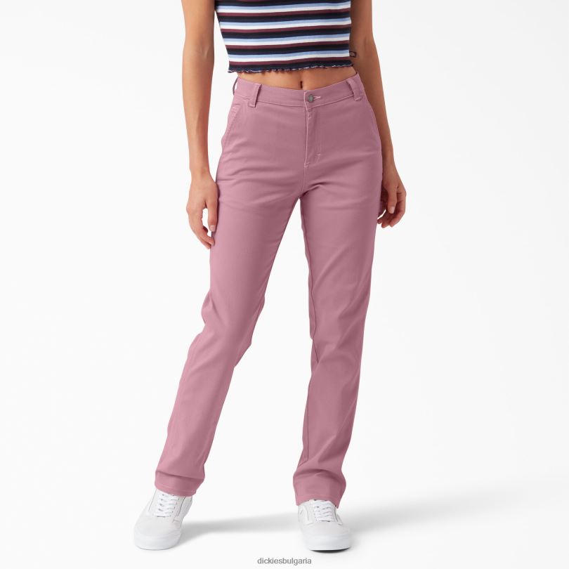 Жени Dickies дърводелски панталони с ролка редовен облекло R2PH81789