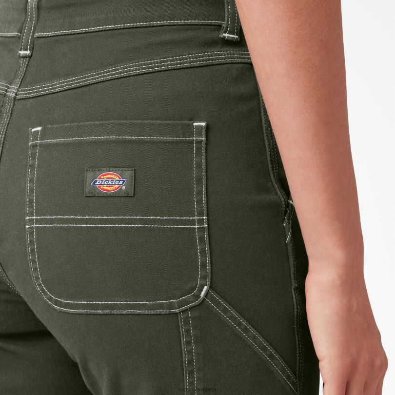 Жени Dickies дърводелски панталони с ролка редовен облекло R2PH81790
