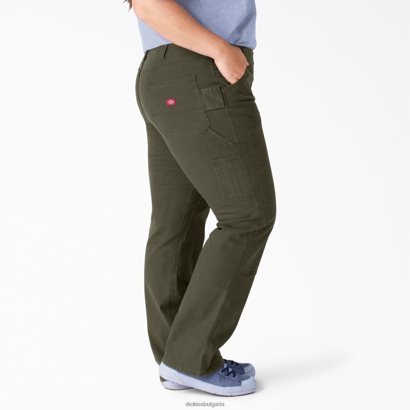 Жени Dickies плюс патешки панталони с двойна предна част редовен облекло R2PH81862