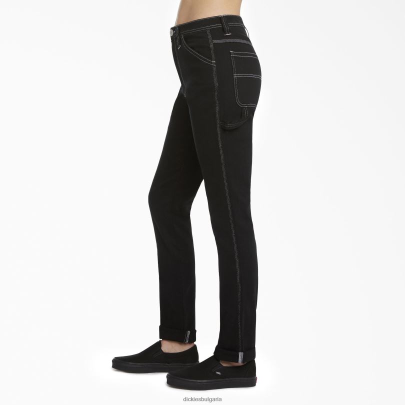 деца Dickies тесни панталони за юноши черно (bk) облекло R2PH81908