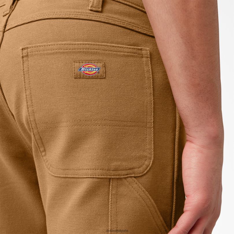 мъже Dickies затоплящи патешки панталони изплакната кафява патица (rbd) облекло R2PH8321