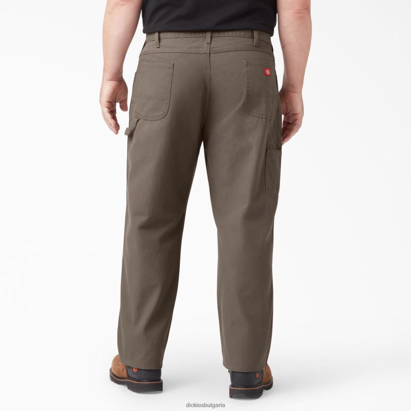 мъже Dickies спокойна кройка тежки патешки дърводелски панталони изплакната гъба (rmr1) облекло R2PH888