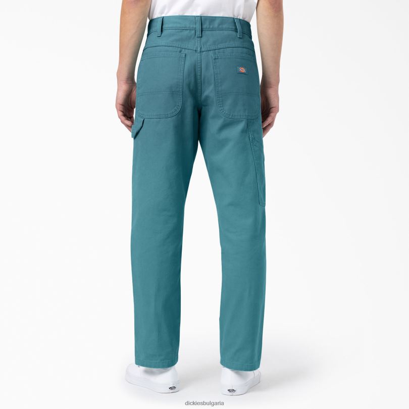 мъже Dickies стандартни панталони за дърводелци измит порцелан (s2o) облекло R2PH8255