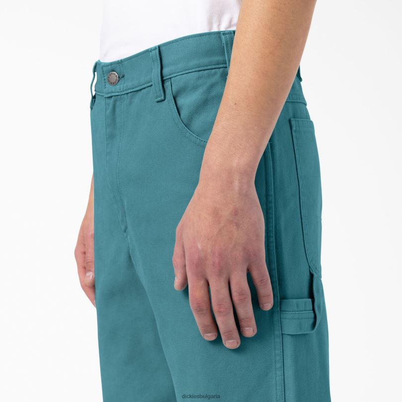 мъже Dickies стандартни панталони за дърводелци измит порцелан (s2o) облекло R2PH8255