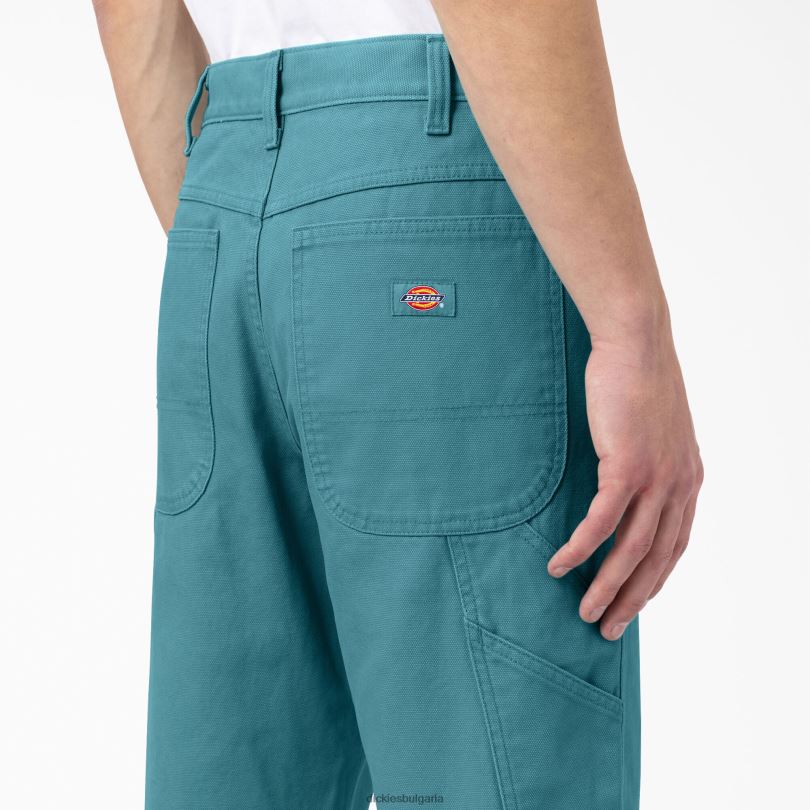 мъже Dickies стандартни панталони за дърводелци измит порцелан (s2o) облекло R2PH8255