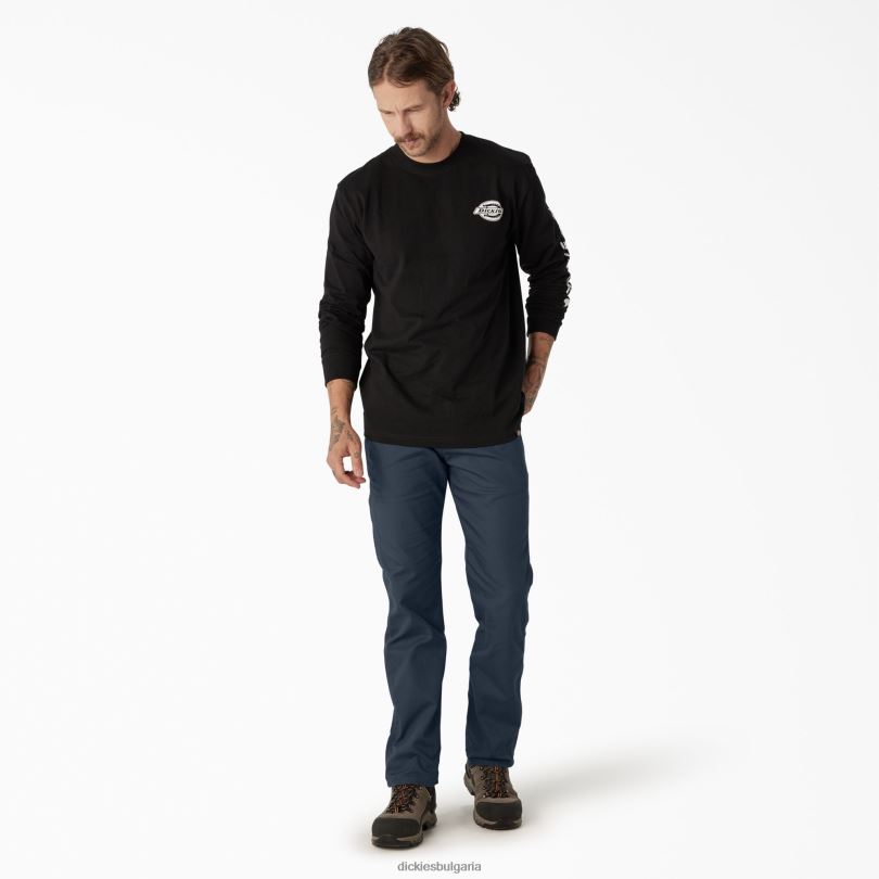 мъже Dickies обикновен панталон тип дърводелец тъмно тъмно синьо (sdn) облекло R2PH894