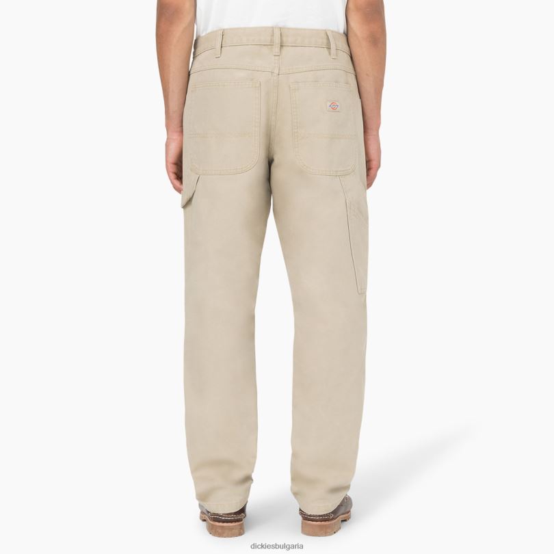 мъже Dickies стандартни панталони за дърводелци промит с камъни пустинен пясък (sds) облекло R2PH8252
