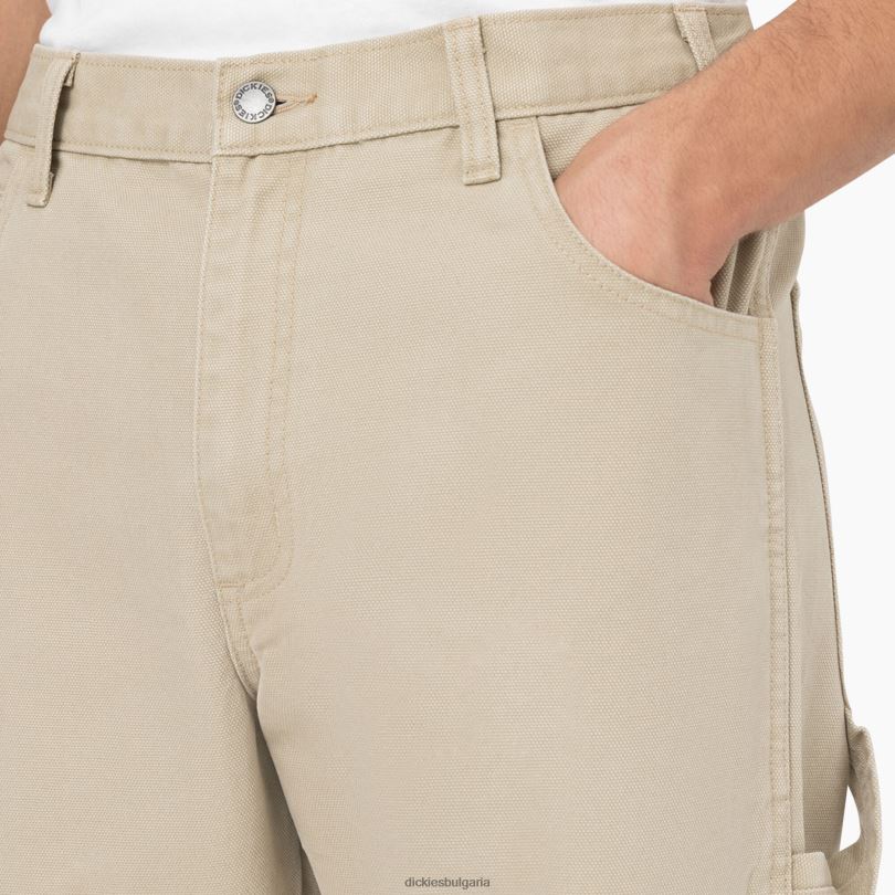 мъже Dickies стандартни панталони за дърводелци промит с камъни пустинен пясък (sds) облекло R2PH8252