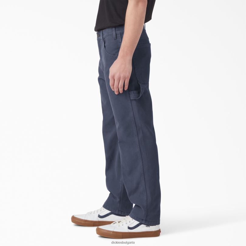 мъже Dickies стандартни панталони за дърводелци stonewashed флот (d53) облекло R2PH8249