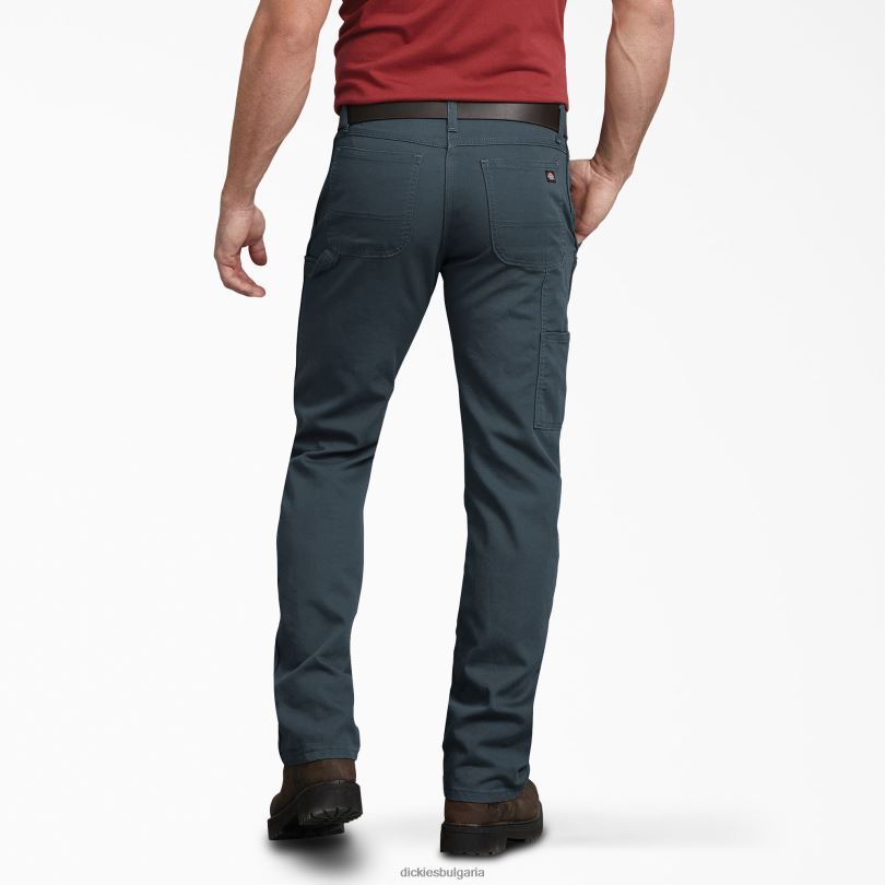мъже Dickies обикновен панталон тип дърводелец stonewashed дизелово сиво (syg) облекло R2PH899