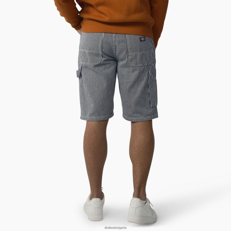 мъже Dickies Дърводелски къси панталони със спокойна кройка на хикори 11