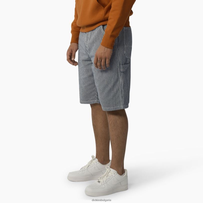 мъже Dickies Дърводелски къси панталони със спокойна кройка на хикори 11