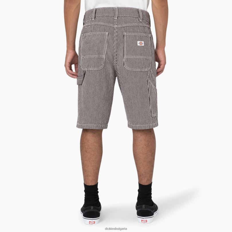 мъже Dickies Дърводелски къси панталони със спокойна кройка на хикори 11