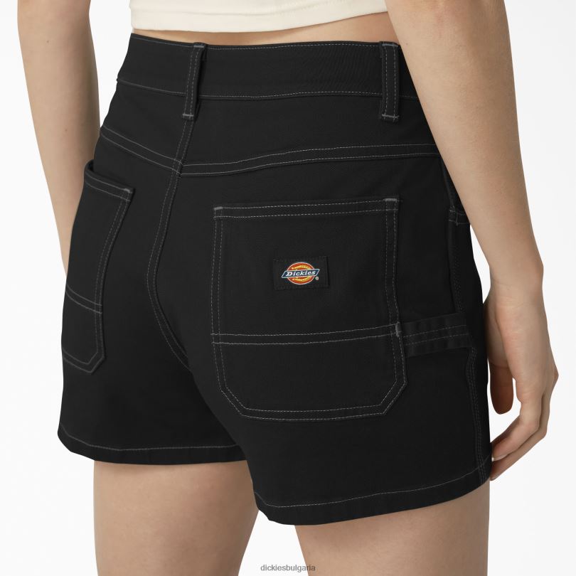 Жени Dickies дърводелски шорти с висока талия 3