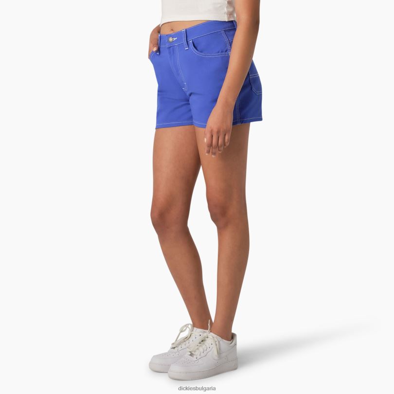 Жени Dickies дърводелски шорти с висока талия 3