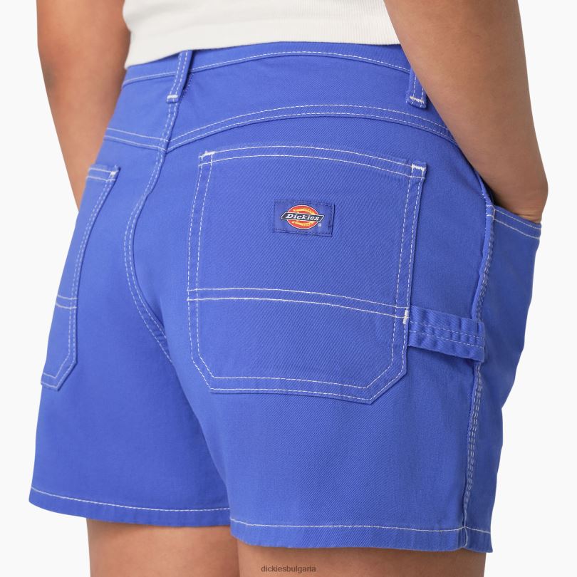 Жени Dickies дърводелски шорти с висока талия 3
