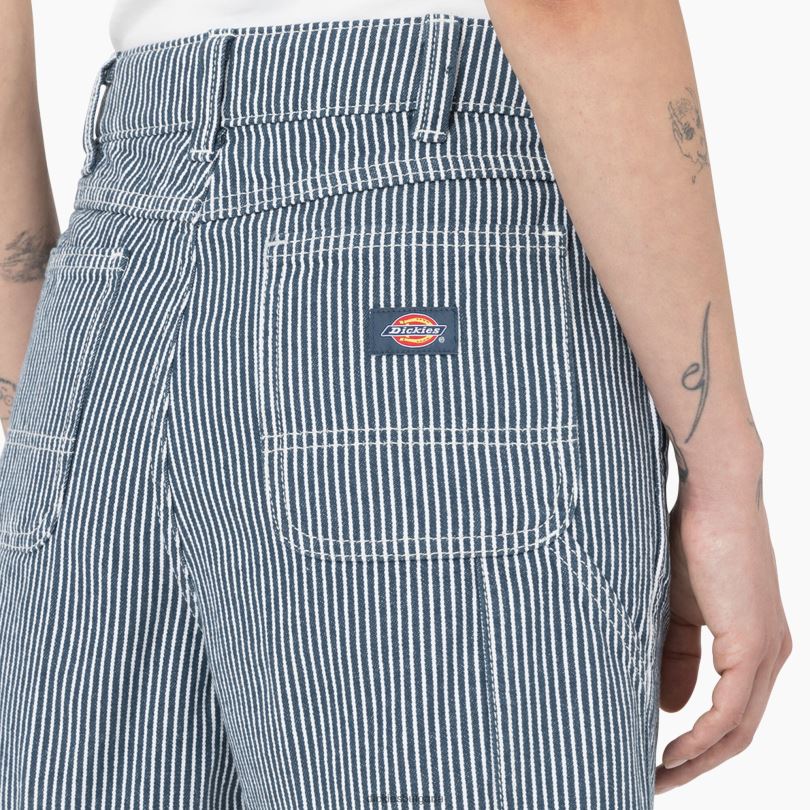 Жени Dickies къси панталони с хикори райе 5