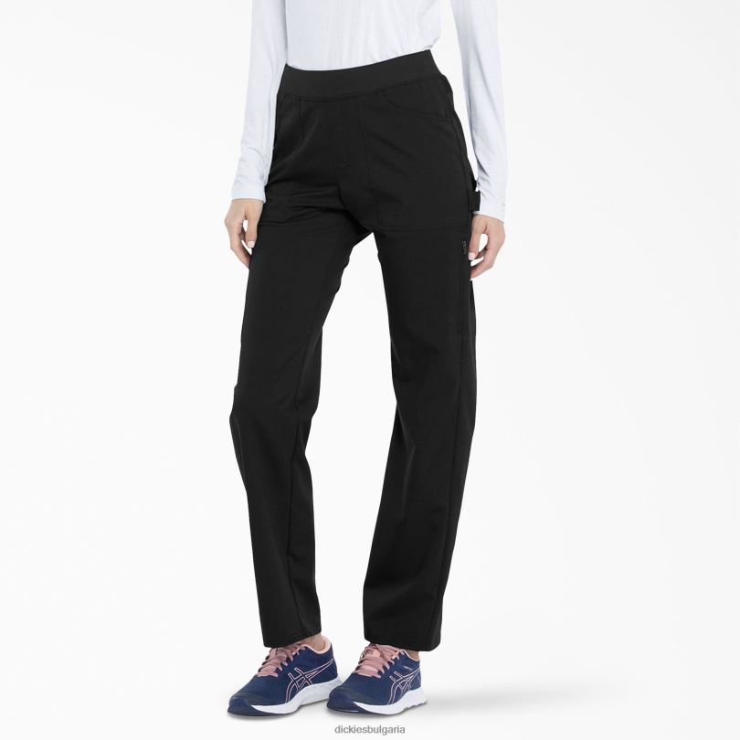 Жени Dickies балансирани стеснени панталони за почистване на краката черно (черно) облекло R2PH82544