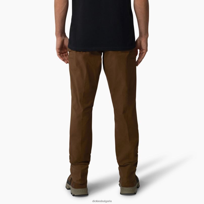 мъже Dickies предпазват охлаждащите панталони Ripstop Cargo дървено кафяво (tb) облекло R2PH8282