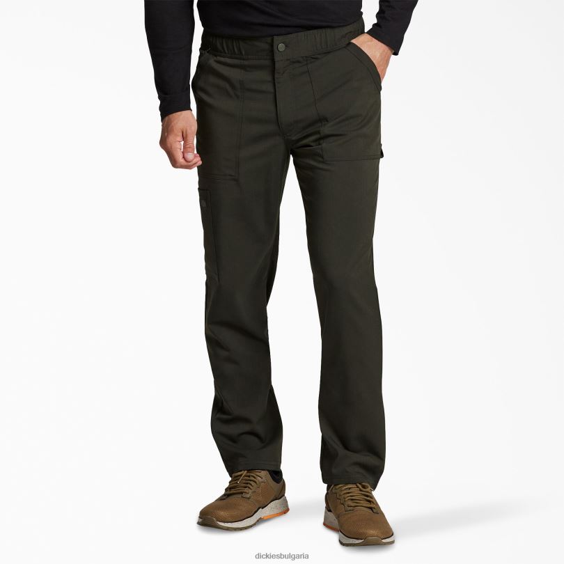 мъже Dickies балансирани панталони за почистване с цип дълбока гора (d2t) облекло R2PH81341