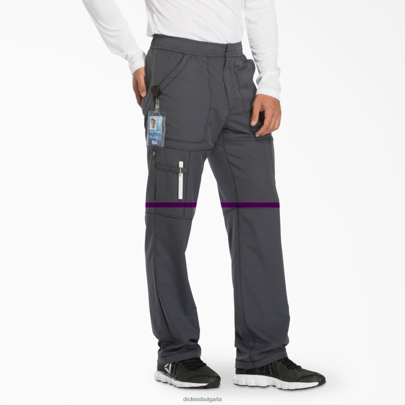 мъже Dickies панталони dynamix cargo scrub калаено сиво (pew) облекло R2PH81280