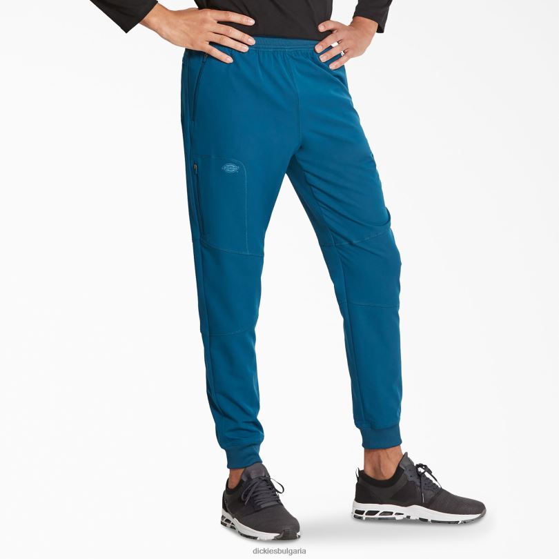 мъже Dickies dynamix естествени панталони за джогинг карибско синьо (crb) облекло R2PH81395