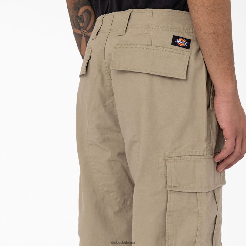 мъже Dickies eagle bend спокойна кройка карго панталон с двойно коляно пустинен пясък (ds) облекло R2PH8206