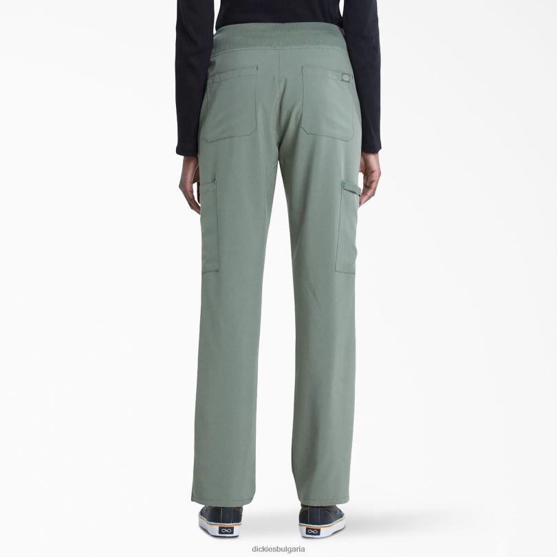 Жени Dickies eds Essentials заострени крачоли карго скраб панталони маслинено зелено (оли) облекло R2PH82505