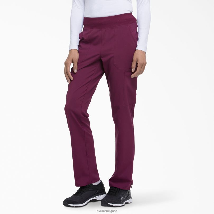 Жени Dickies eds Essentials заострени крачоли карго скраб панталони вино (спечеля) облекло R2PH82510